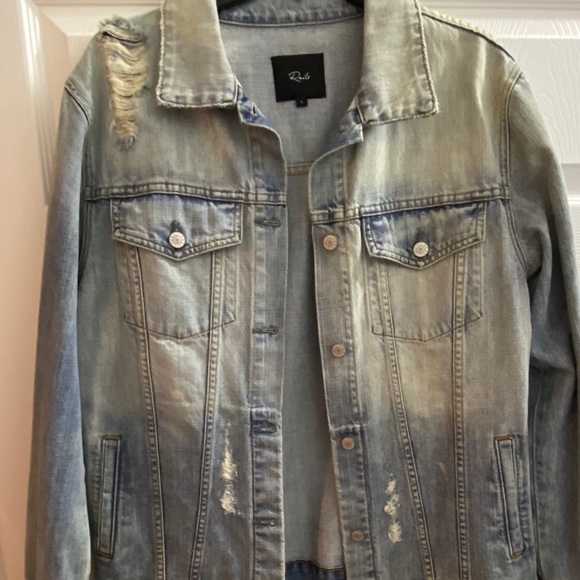 Rails distressed jean jacket - Picture 2 of 4
